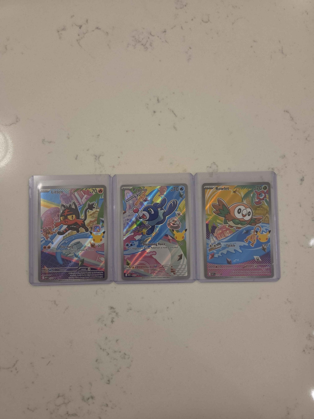 Alola Starters - Pokemon Cards